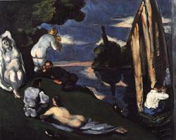Paul Cezanne Pastoral(Idyll) France oil painting art